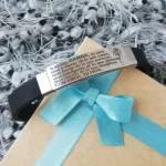 reloj 06 Manilla acero inoxidable personalizada grabada en láser